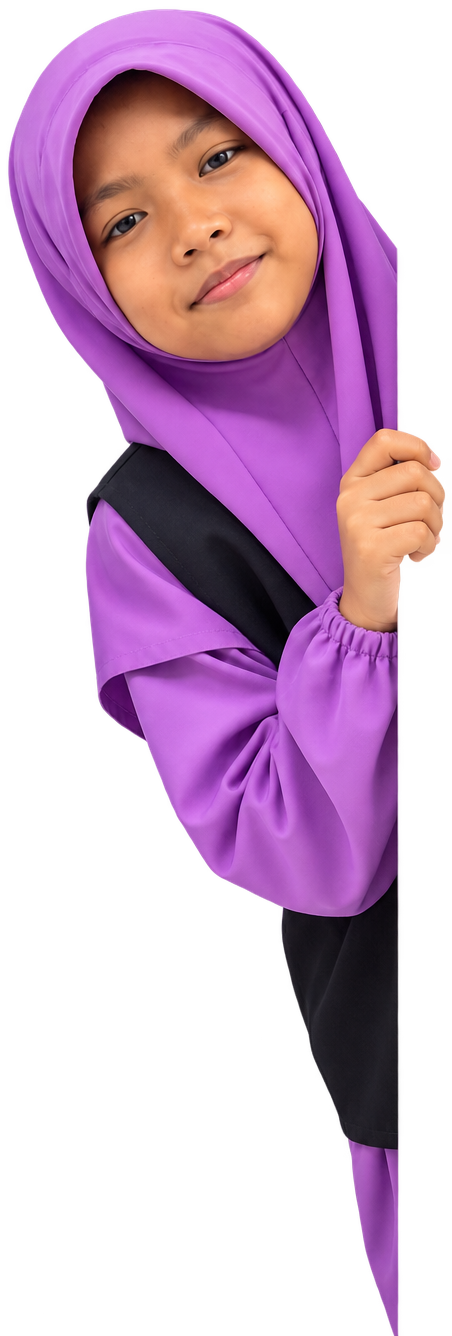 Pelajar perempuan Sekolah Rendah Imtiyaz
