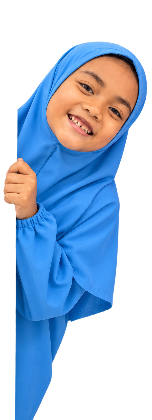 Pelajar perempuan Sekolah Rendah Imtiyaz